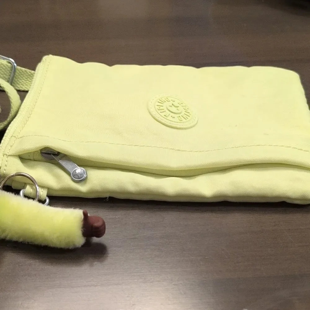 Kipling Chester Small Crossbody Shoulder Bag in Lime Green